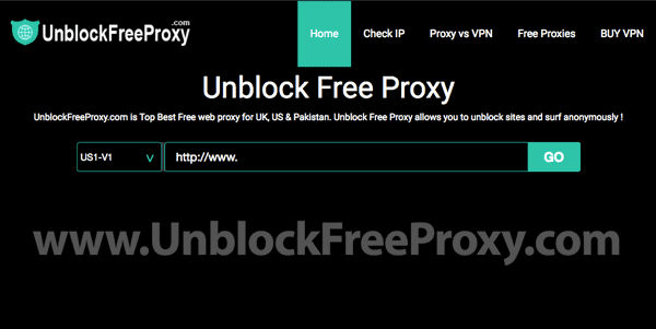 unblock free proxy